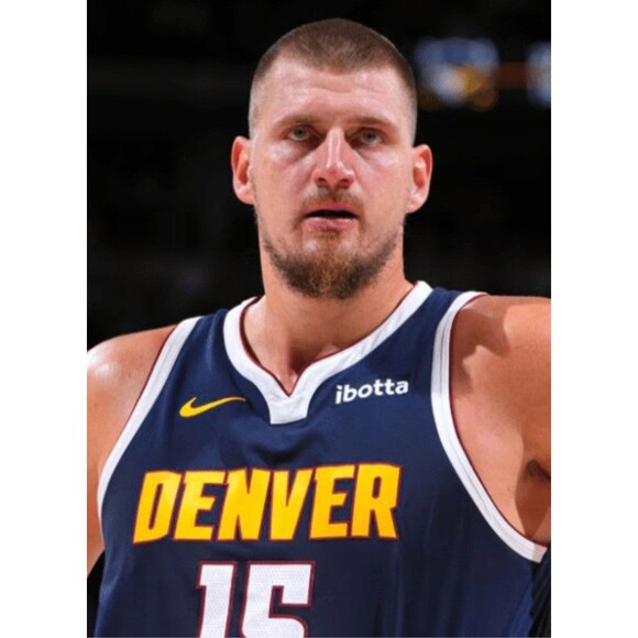 Nikola Jokic (Nike)-(Nuggets)-(Blue)-(Jersey)-(New Condition)-(Size-L)-$95.00 - Picture 6 of 9